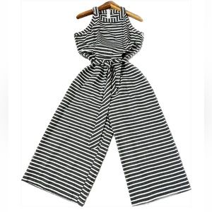 Grey & White Jumpsuit